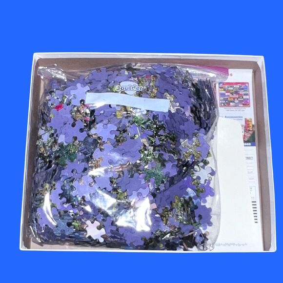 White Mountain Mountain Cabin - 1000 PC Puzzle Complete - Picture 3 of 5